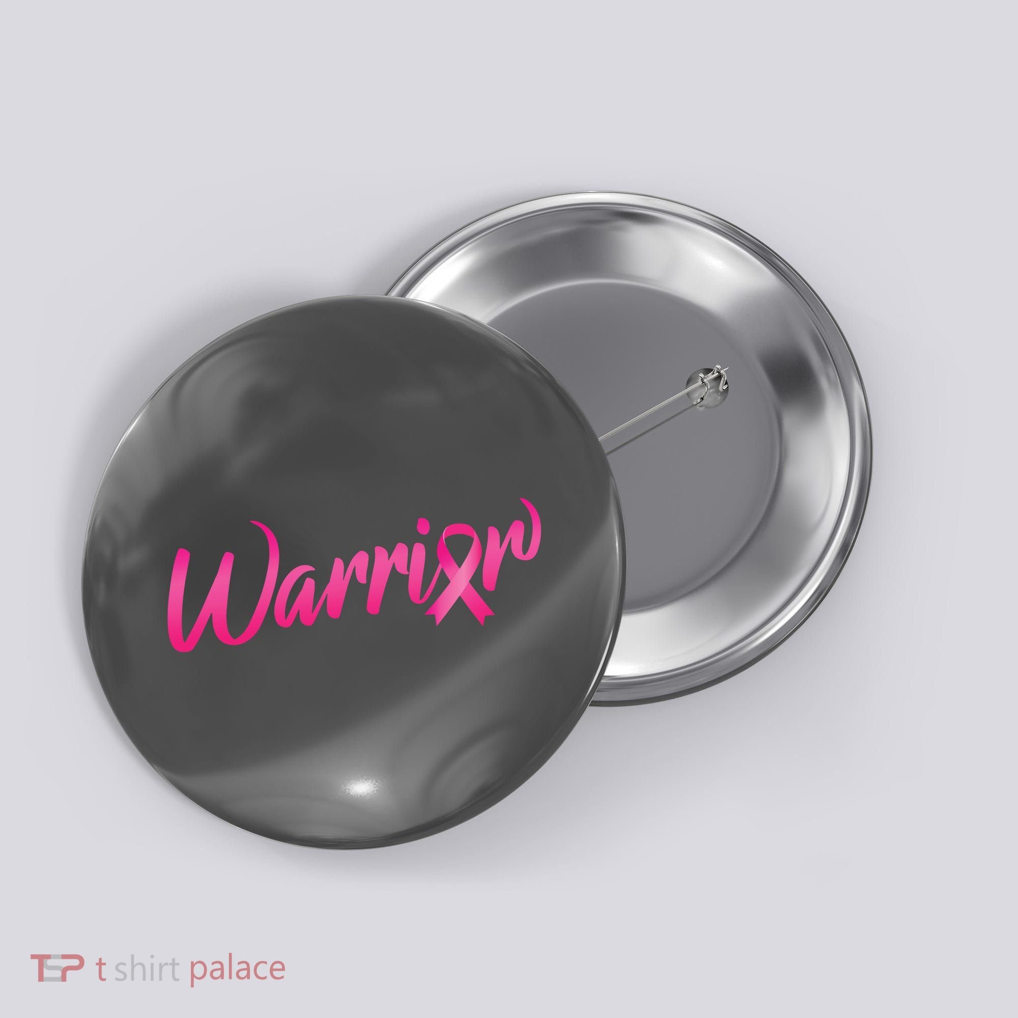 Breast Cancer Warrior Button