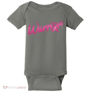 Breast Cancer Warrior Baby Bodysuit