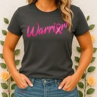 Breast Cancer Warrior Women's T-Shirt thumb 2