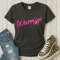 Breast Cancer Warrior Women's T-Shirt thumb 3