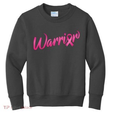 Breast Cancer Warrior Kids Sweatshirt