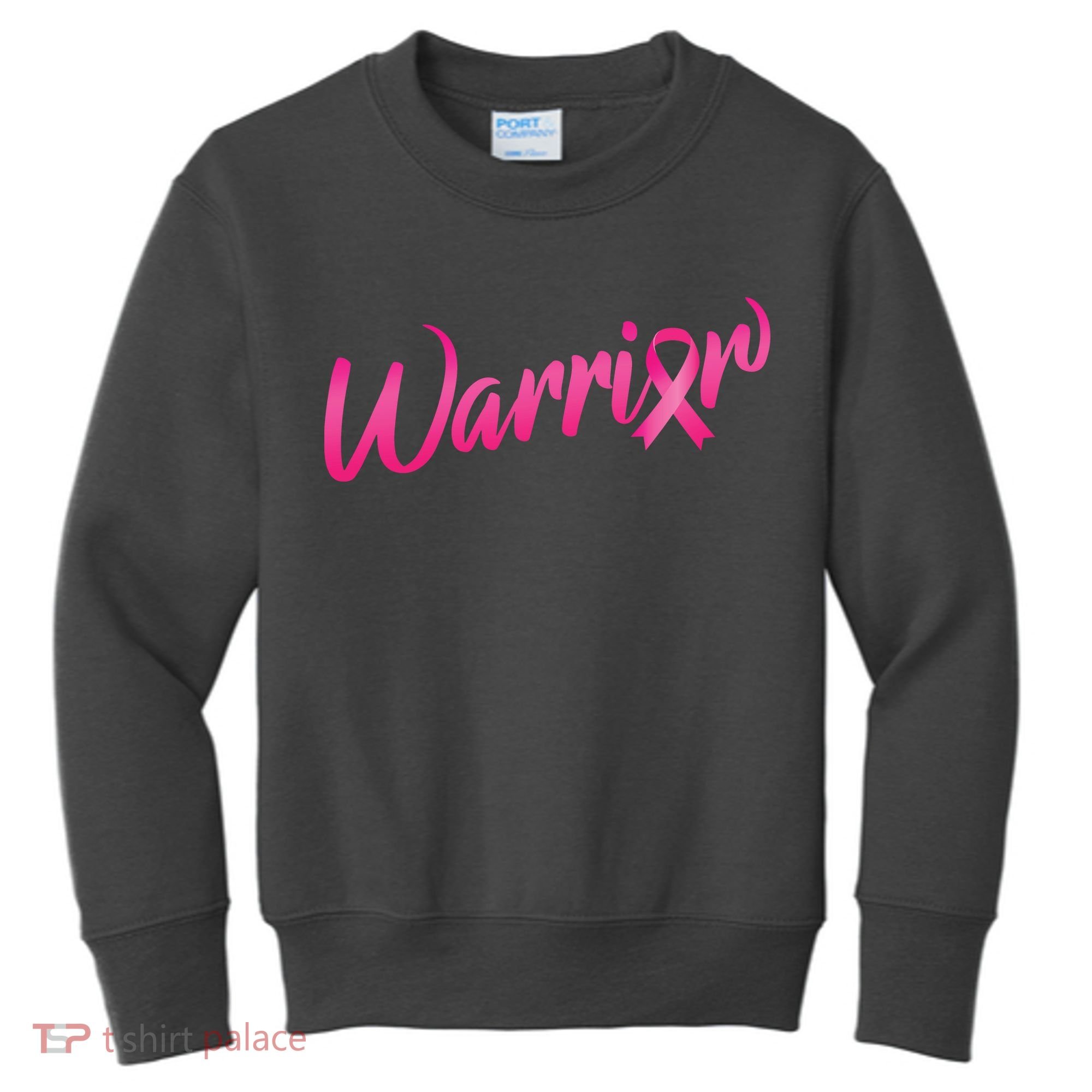 Breast Cancer Warrior Kids Sweatshirt