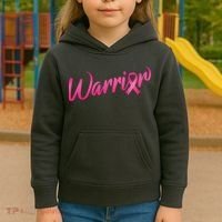 Breast Cancer Warrior Kids Hoodie thumb 3
