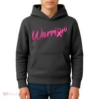 Breast Cancer Warrior Kids Hoodie thumb 4