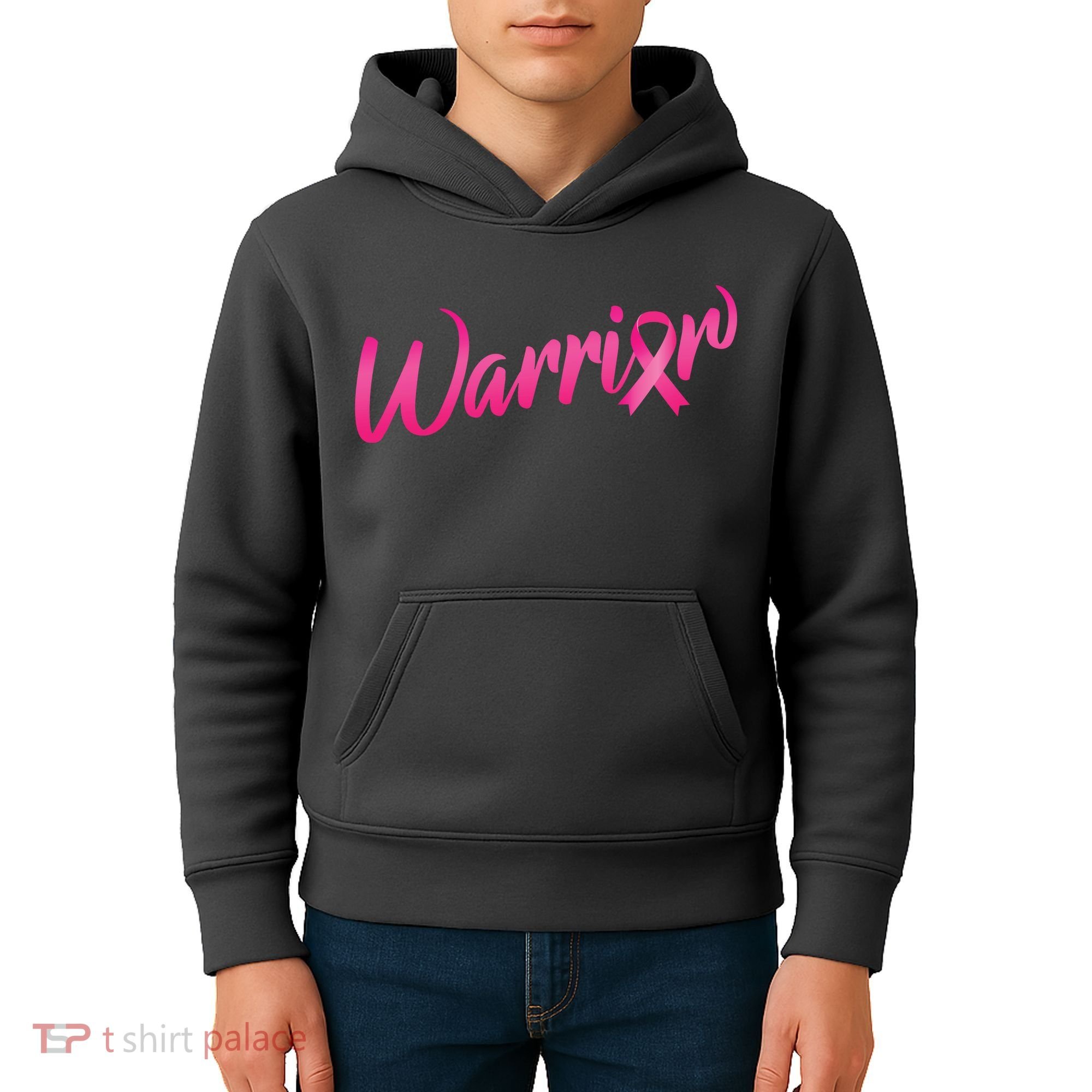 Breast Cancer Warrior Kids Hoodie