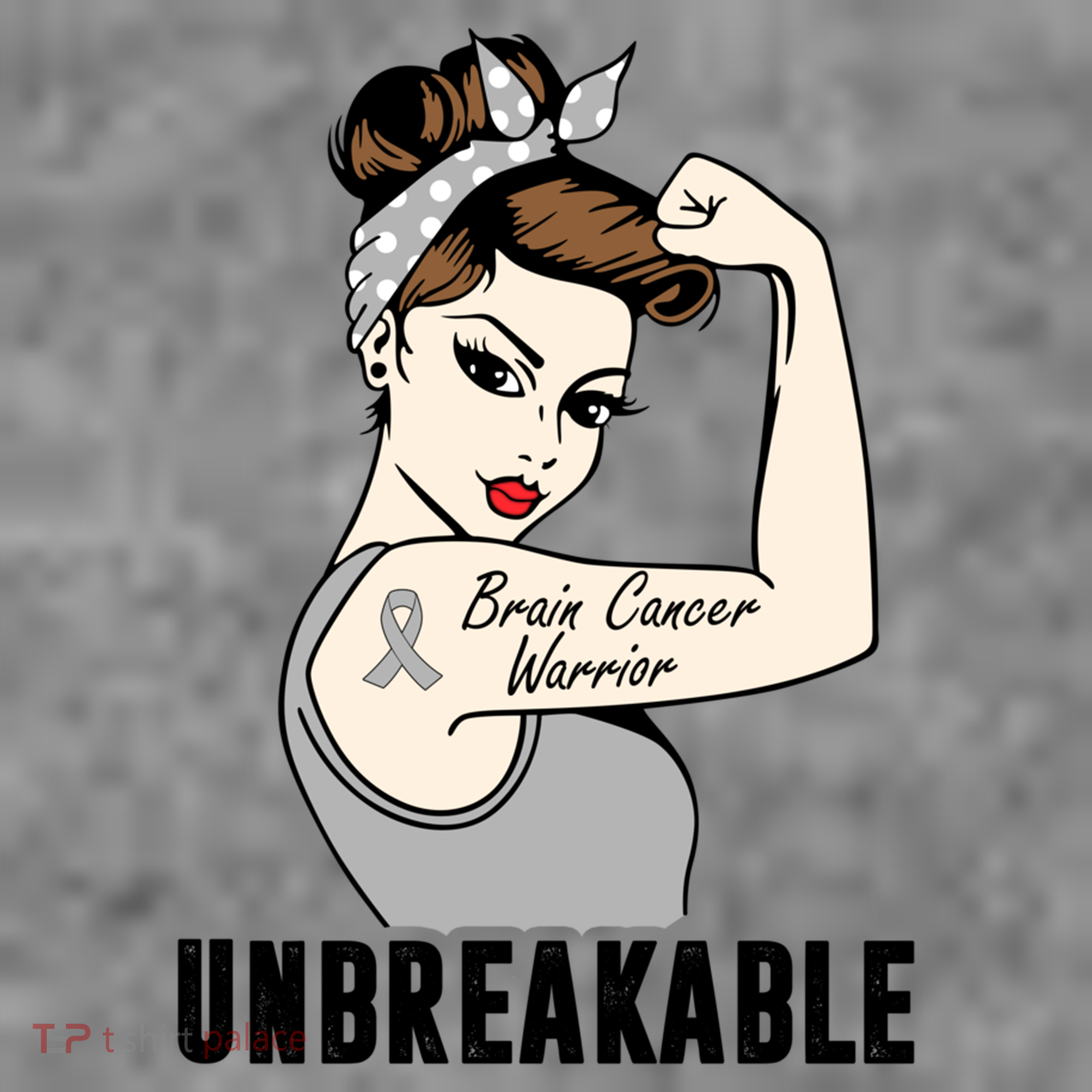 Brain Cancer Warrior Unbreakable Tee Brain Cancer Awareness Gift Toddler Hoodie
