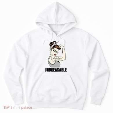 Brain Cancer Warrior Unbreakable Tee Brain Cancer Awareness Gift Hoodie
