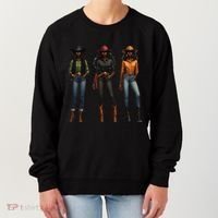 Black Cowgirl Western Rodeo Melanin Black History Texas Women's Sweatshirt thumb 0