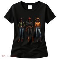 Black Cowgirl Western Rodeo Melanin Black History Texas Women's T-Shirt thumb 0