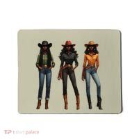 Black Cowgirl Western Rodeo Melanin Black History Texas Mousepad thumb 0