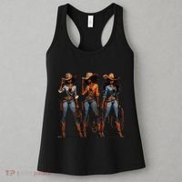 Black Cowgirl Western Rodeo Melanin Black History Texas Women's Tank Top thumb 3