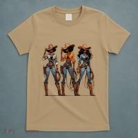 Black Cowgirl Western Rodeo Melanin Black History Texas T-Shirt thumb 5