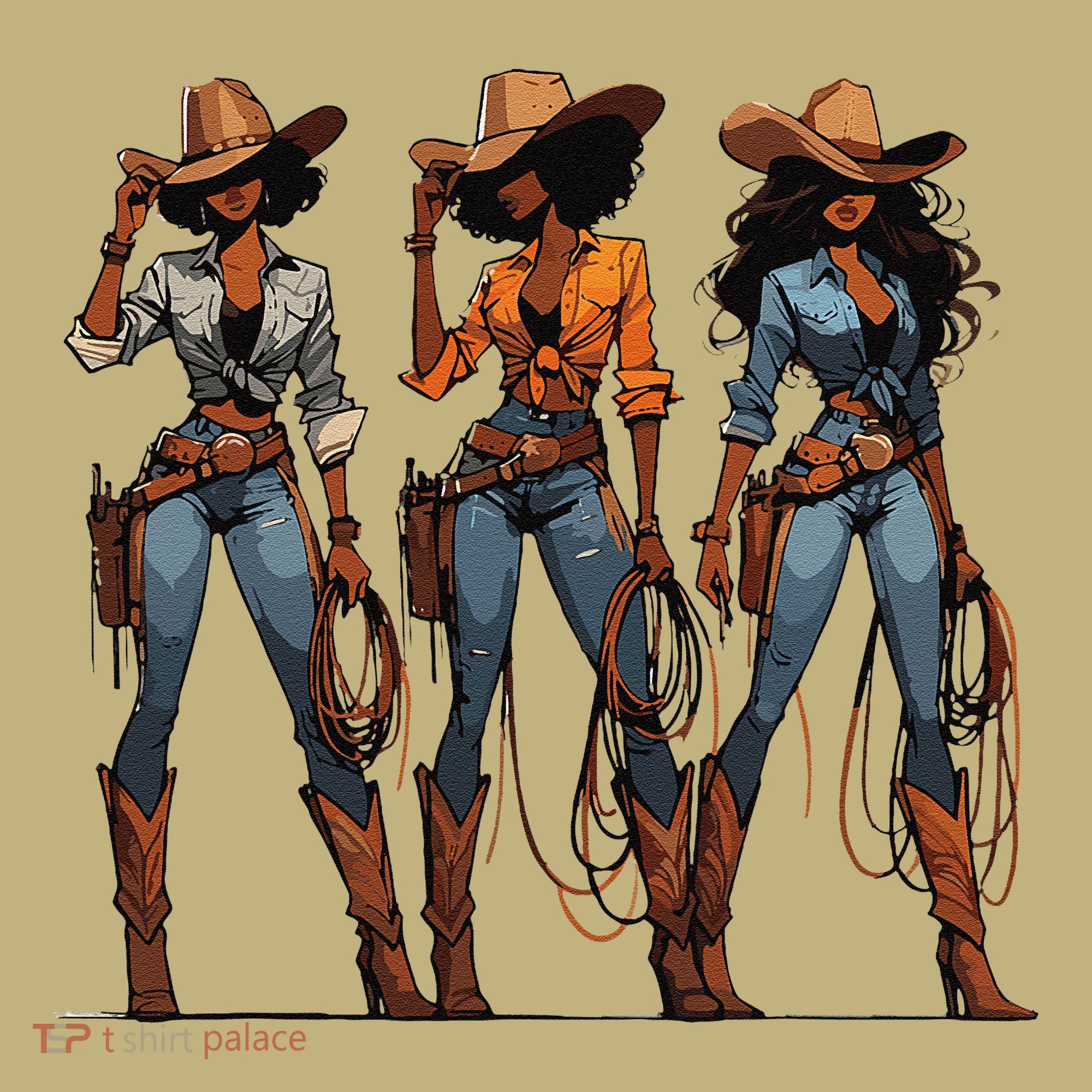Black Cowgirl Western Rodeo Melanin Black History Texas Mousepad