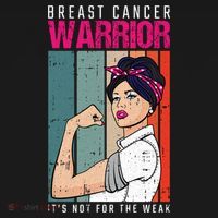 Breast Cancer Warrior Retro Unbreakable Survivor Fighter Gift Bucket Hat thumb 4