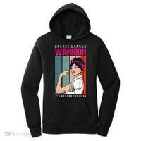 Breast Cancer Warrior Retro Unbreakable Survivor Fighter Gift Women's Hoodie thumb 0