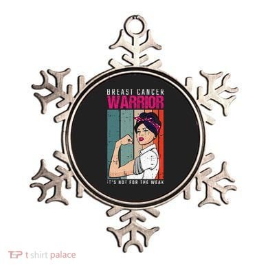 Breast Cancer Warrior Retro Unbreakable Survivor Fighter Gift Ornament