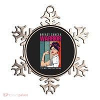 Breast Cancer Warrior Retro Unbreakable Survivor Fighter Gift Ornament thumb 0