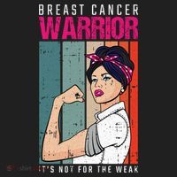Breast Cancer Warrior Retro Unbreakable Survivor Fighter Gift Hat thumb 2