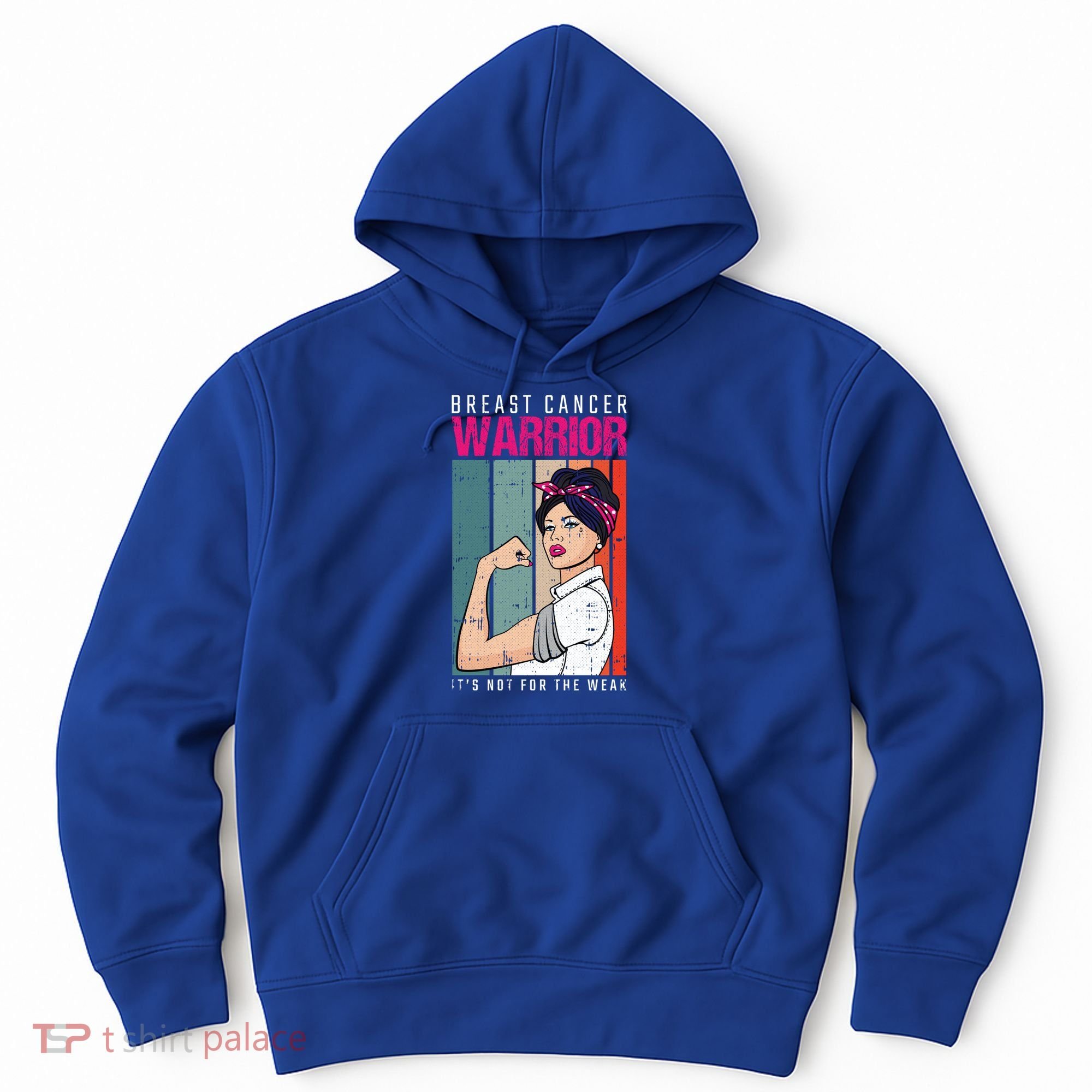 Breast Cancer Warrior Retro Unbreakable Survivor Fighter Gift Hoodie