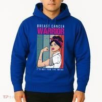 Breast Cancer Warrior Retro Unbreakable Survivor Fighter Gift Hoodie thumb 2