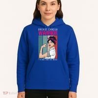 Breast Cancer Warrior Retro Unbreakable Survivor Fighter Gift Hoodie thumb 5