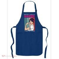 Breast Cancer Warrior Retro Unbreakable Survivor Fighter Gift Apron thumb 0