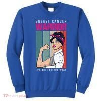 Breast Cancer Warrior Retro Unbreakable Survivor Fighter Gift Sweatshirt thumb 0