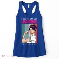 Breast Cancer Warrior Retro Unbreakable Survivor Fighter Gift Women's Tank Top thumb 0