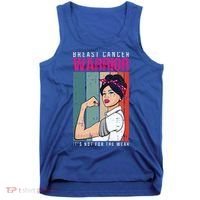 Breast Cancer Warrior Retro Unbreakable Survivor Fighter Gift Tank Top thumb 0