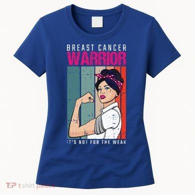 Breast Cancer Warrior Retro Unbreakable Survivor Fighter Gift Women's T-Shirt