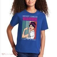 Breast Cancer Warrior Retro Unbreakable Survivor Fighter Gift Kids T-Shirt thumb 2