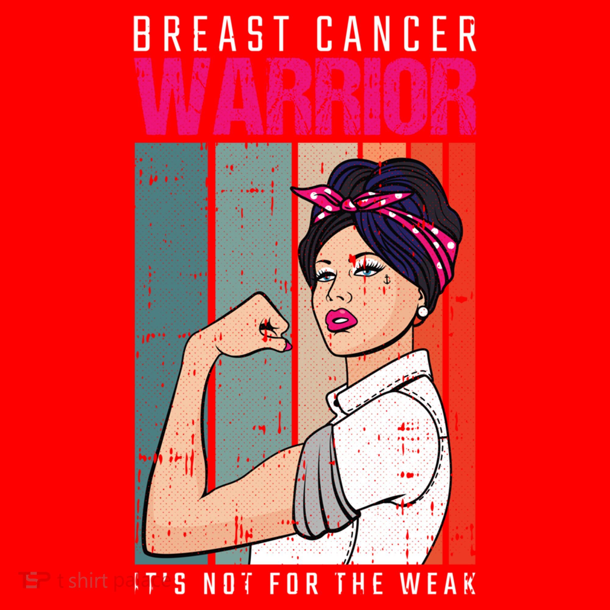 Breast Cancer Warrior Retro Unbreakable Survivor Fighter Gift Santa Hat