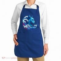 Blue Cat Wave Illustrations Apron thumb 2