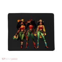 Black Cowgirl Western Rodeo Melanin Juneteenth Freedom Texas Mousepad thumb 0