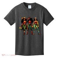 Black Cowgirl Western Rodeo Melanin Juneteenth Freedom Texas Kids T-Shirt thumb 0