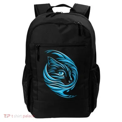 Blue Cat Wave Backpack