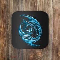 Blue Cat Wave Coaster thumb 0