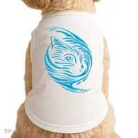 Blue Cat Wave Doggie Tank thumb 0