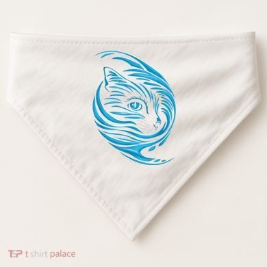 Blue Cat Wave USA-Made Doggie Bandana