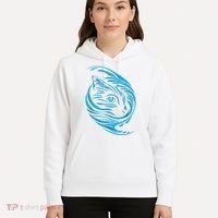 Blue Cat Wave Hoodie thumb 5