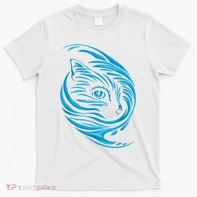 Blue Cat Wave T-Shirt