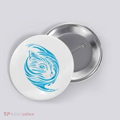 Blue Cat Wave Button