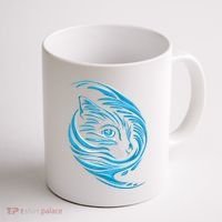 Blue Cat Wave Coffee Mug thumb 1