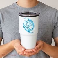 Blue Cat Wave Tumbler thumb 2