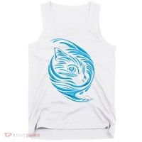 Blue Cat Wave Tank Top thumb 0