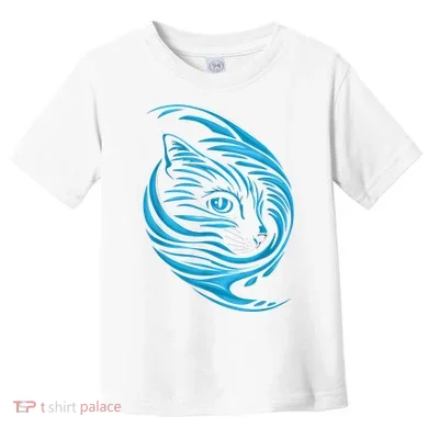 Blue Cat Wave Toddler T-Shirt