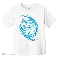 Blue Cat Wave Toddler T-Shirt thumb 0