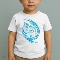 Blue Cat Wave Toddler T-Shirt thumb 2