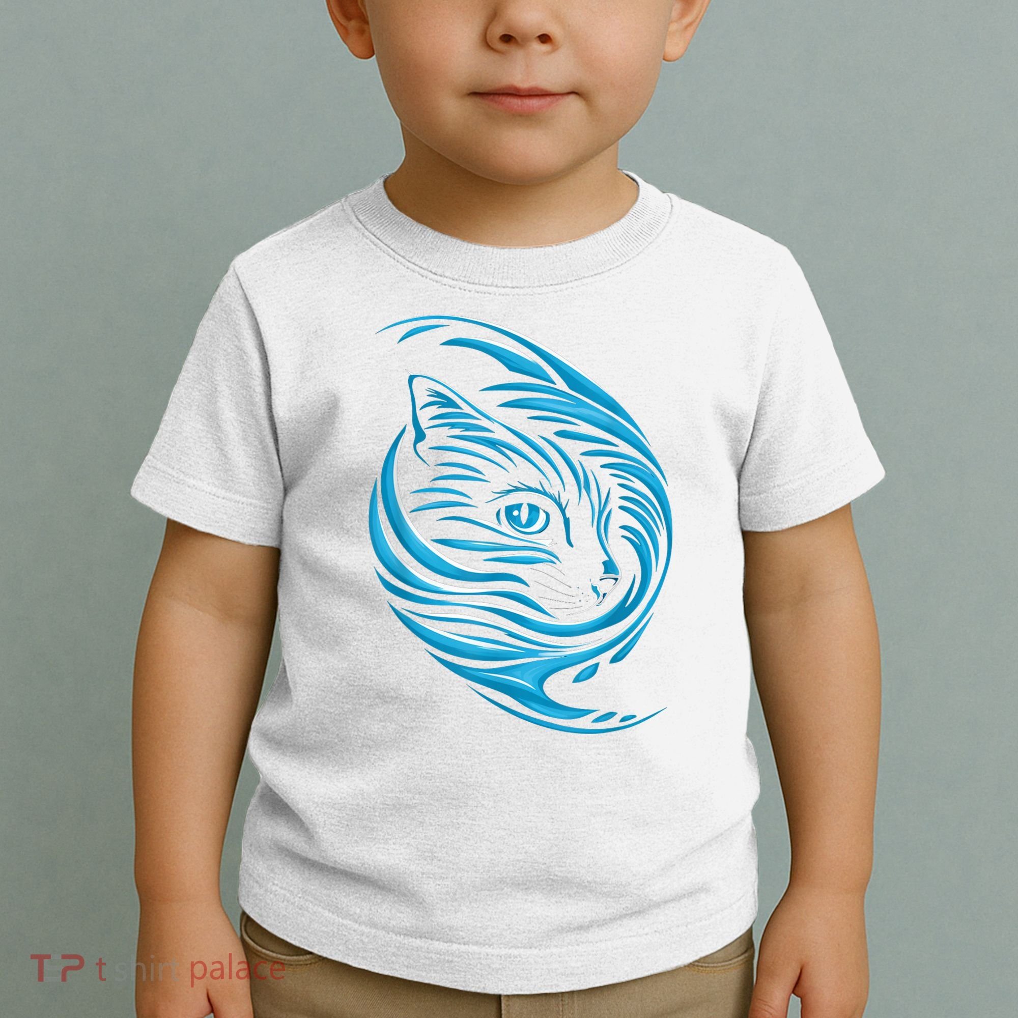 Blue Cat Wave Toddler T-Shirt