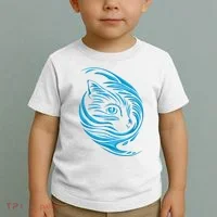 Blue Cat Wave Toddler T-Shirt thumb 2
